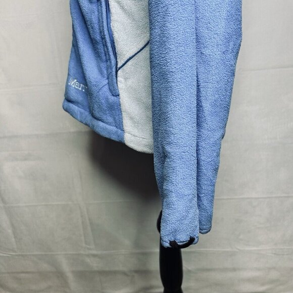 MARMOT Fleece Jacket Women's Size M Blue Full Zip Lightweight Top - Picture 8 of 12